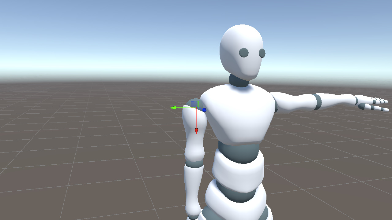 Arm lowered Y direction