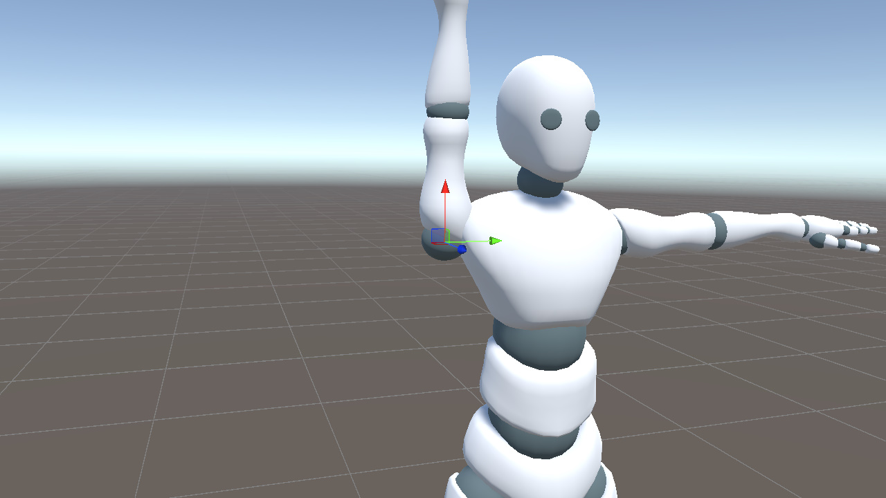 Arm raised Y direction