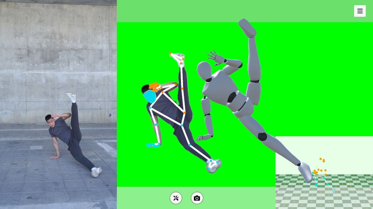 Motion capture running