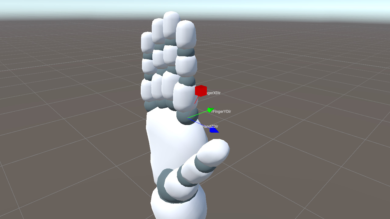 Cross product to get rFingerYDir