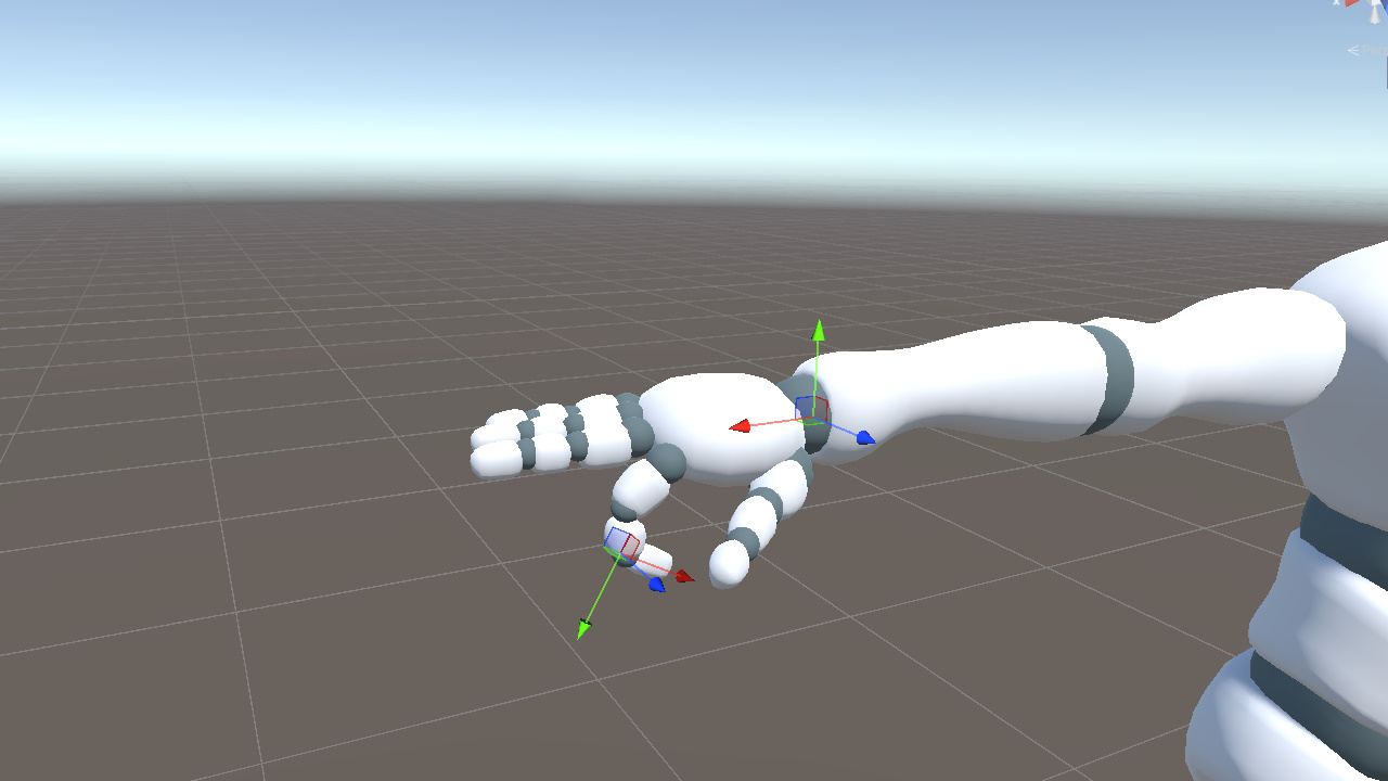 Finger bend causes Y axis flip