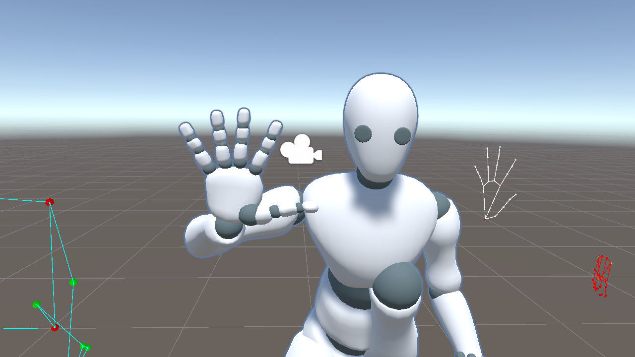 Fingers spread after separate Z computation