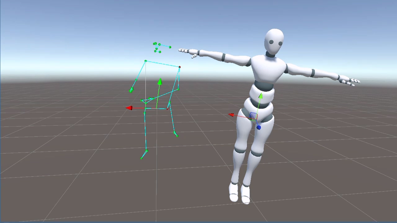 Hips bone orientation result