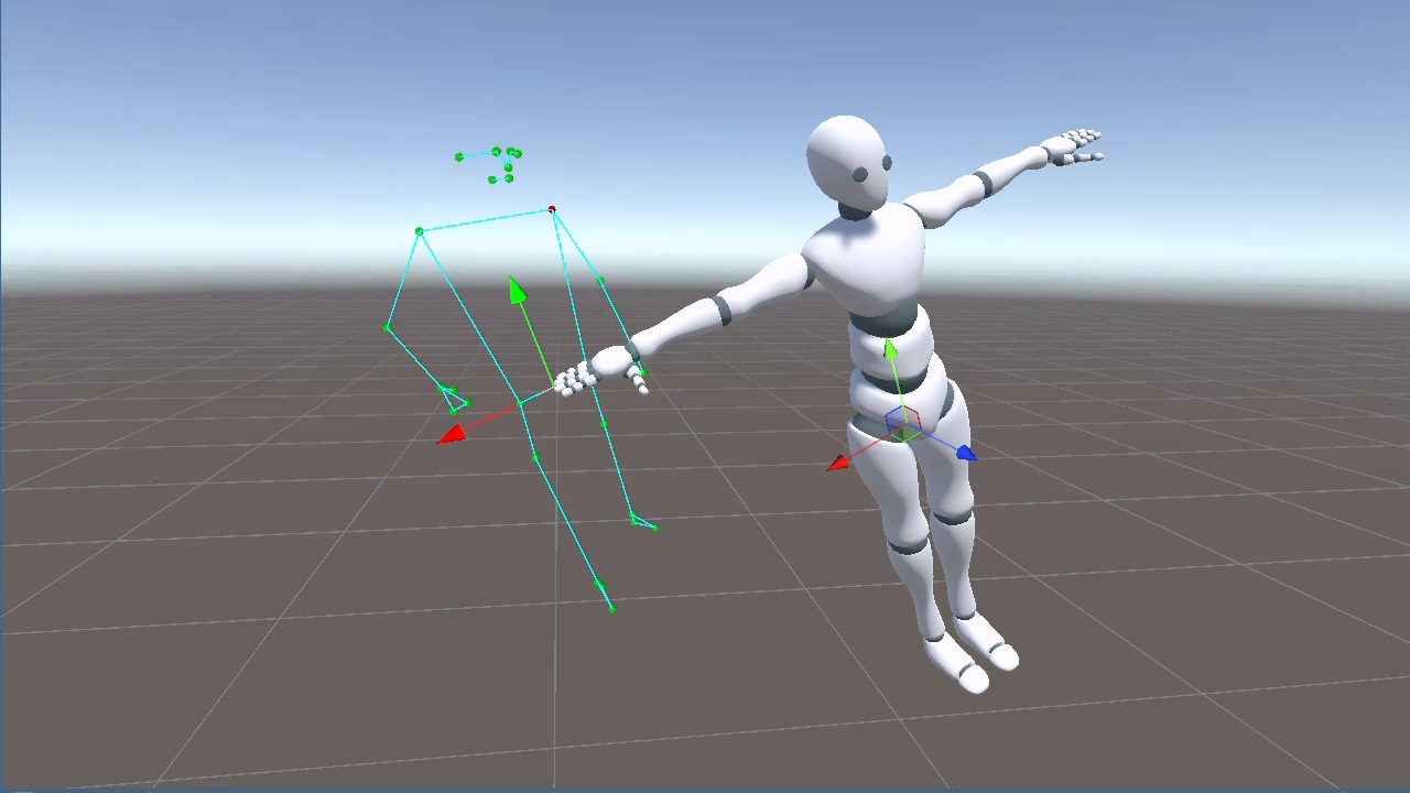 Hips bone orientation result